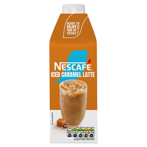 Nescafe Ready To Drink Iced Caramel Latte 750ml pack shot
