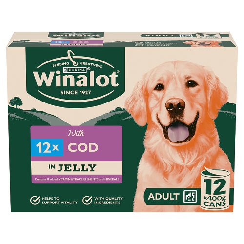 Winalot Classics Cod In Jelly (12 x 400g) pack shot