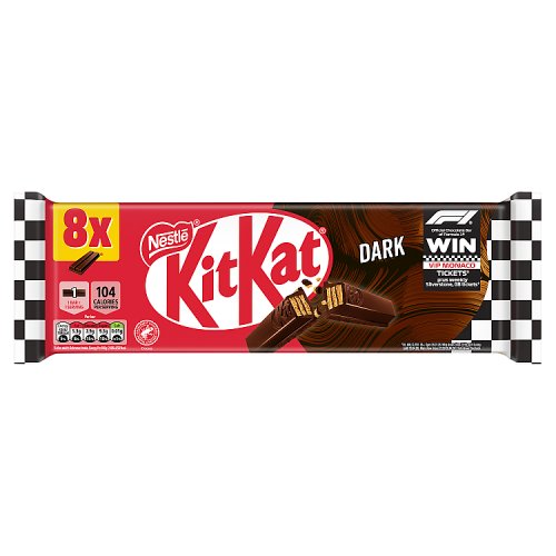 KitKat 2 Finger Dark (8 x 20.7g) pack shot