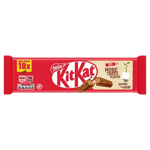 KitKat 2 Finger 18pk Milk (18 x 20.7g) pack shot