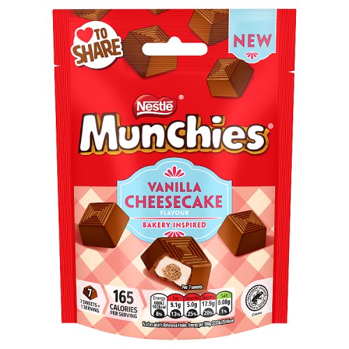 Munchies Vanilla Cheesecake Pouch 97g pack shot