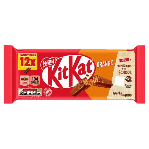 KitKat 2 Finger 12pk Orange (12 x 20.7g) pack shot