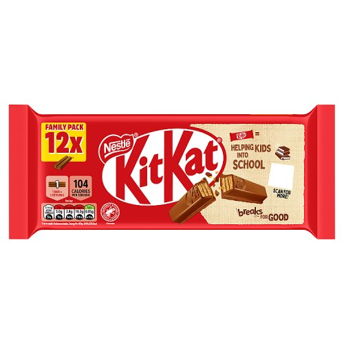 KitKat 2 Finger 12pk Milk (12 x 20.7g) pack shot