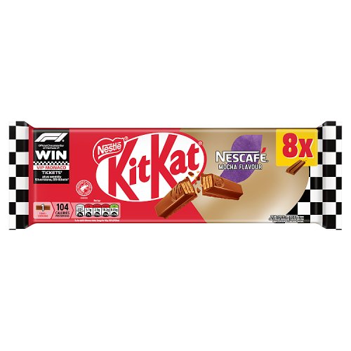 KitKat 2 Finger Mocha Flavour (8 x 20.7g) pack shot