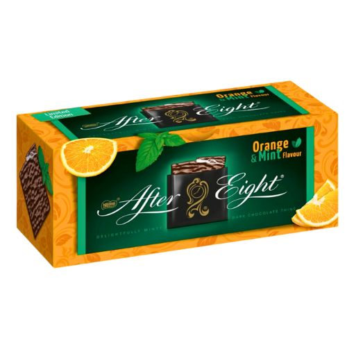 After Eight Carton Orange 200g pack shot