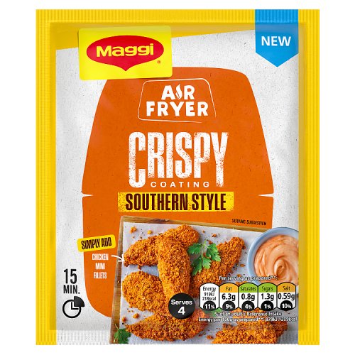 Maggi Air Fryer Crispy Southern 70g pack shot