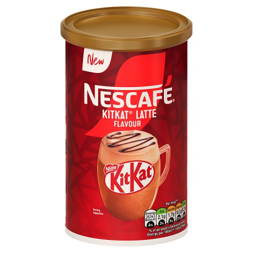 Nescafe KitKat Latte Coffee Tub 273g pack shot
