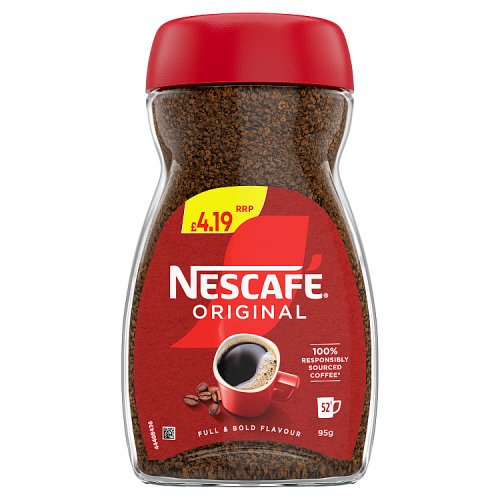 Nescafe Original PM £4.19 95g pack shot