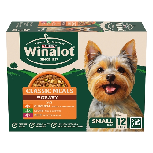 Winalot Small Dog in Gravy Mixed 12pk (12 x 85g) pack shot
