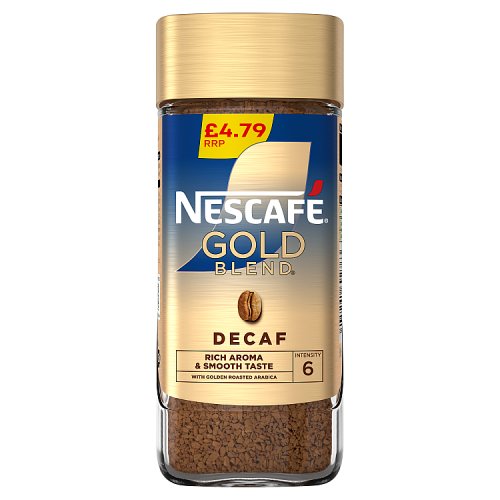 Nescafe Gold Blend Decaf 95g PM £4.79 pack shot