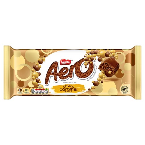 Aero Choco Caramel Flavour 295g pack shot