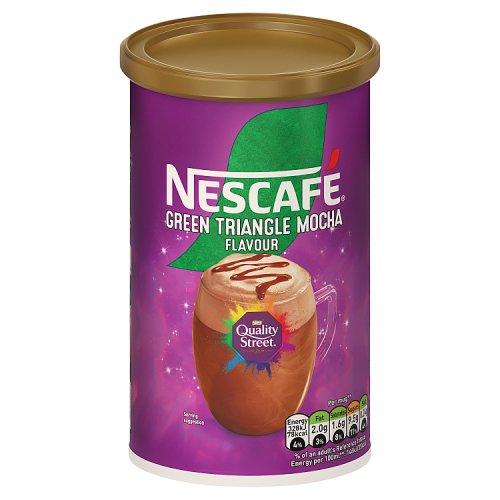 Nescafe Quality Street Green Triangle Mocha Coffee Tub 260g pack shot