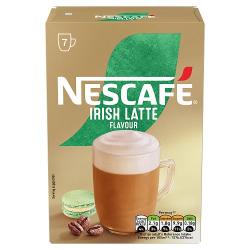 Nescafe Sachets Gold Irish Latte 7s (7 x 22g) pack shot