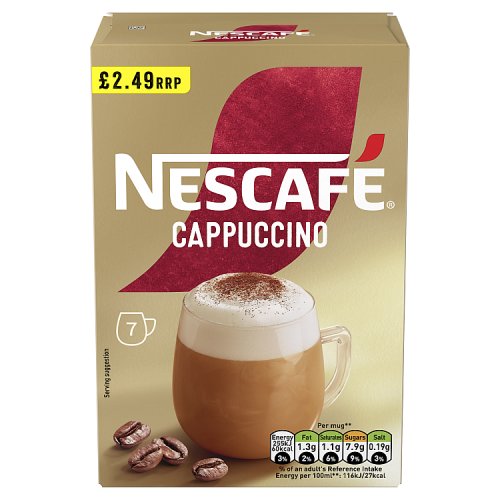 Nescafe Gold Cappucino PM £2.49 7pk (7 x 108.5g) pack shot