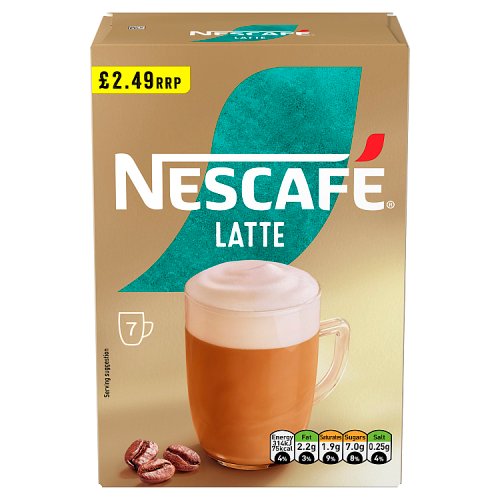 Nescafe Gold Latte 7pk (7 x 126g) pack shot