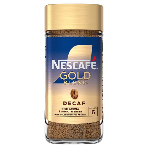 Nescafe Gold Blend Decaf Coffee 190g pack shot