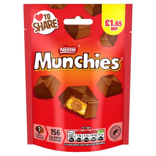 Munchies PM £1.65 81g pack shot