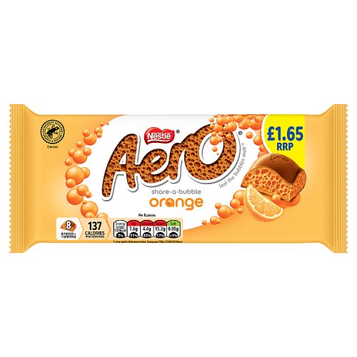 Aero Orange PM £1.65 90g pack shot