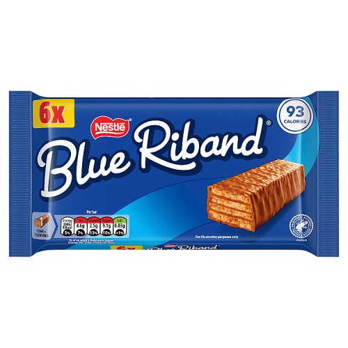 Blue Riband 6pk (6 x 18g) pack shot