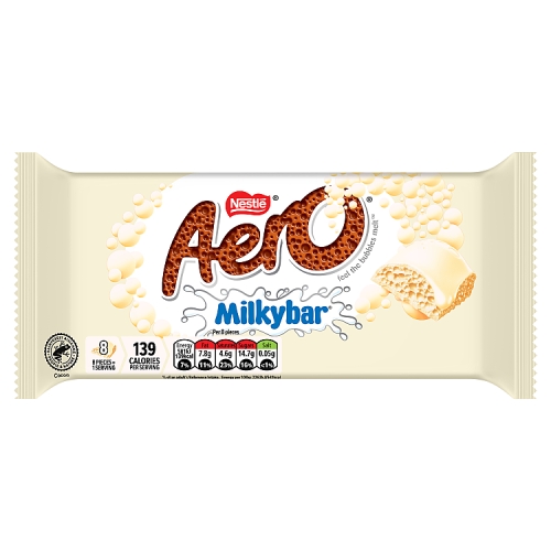 Aero Milk Chocolate 90g pack shot