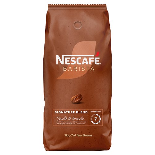 Nescafe Barista Signature Blend Coffee Beans 1kg pack shot