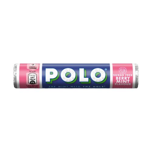 Polo Sugar Free Berry Mint (3 x 33.4g) pack shot
