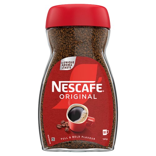 Nescafe Original 190g pack shot