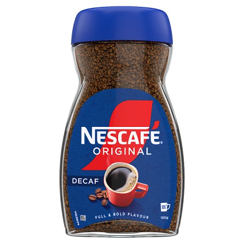 Nescafe Original Decaf 190g pack shot