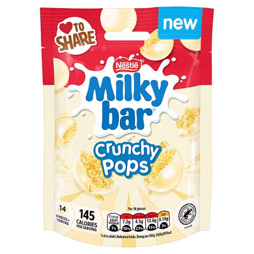 Milkybar Pops Pouch 90g pack shot