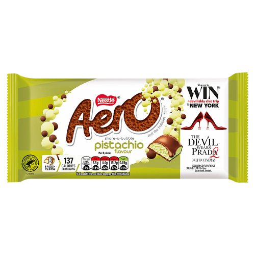 Aero Giant Pistachio Block 90g pack shot