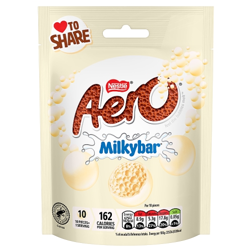 Aero Bubbles Milk Chocolate 92g pack shot