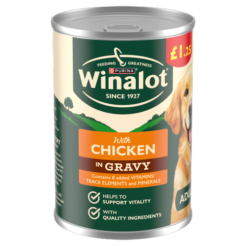 Winalot Classics Chicken Mixed in Gravy 400g pack shot