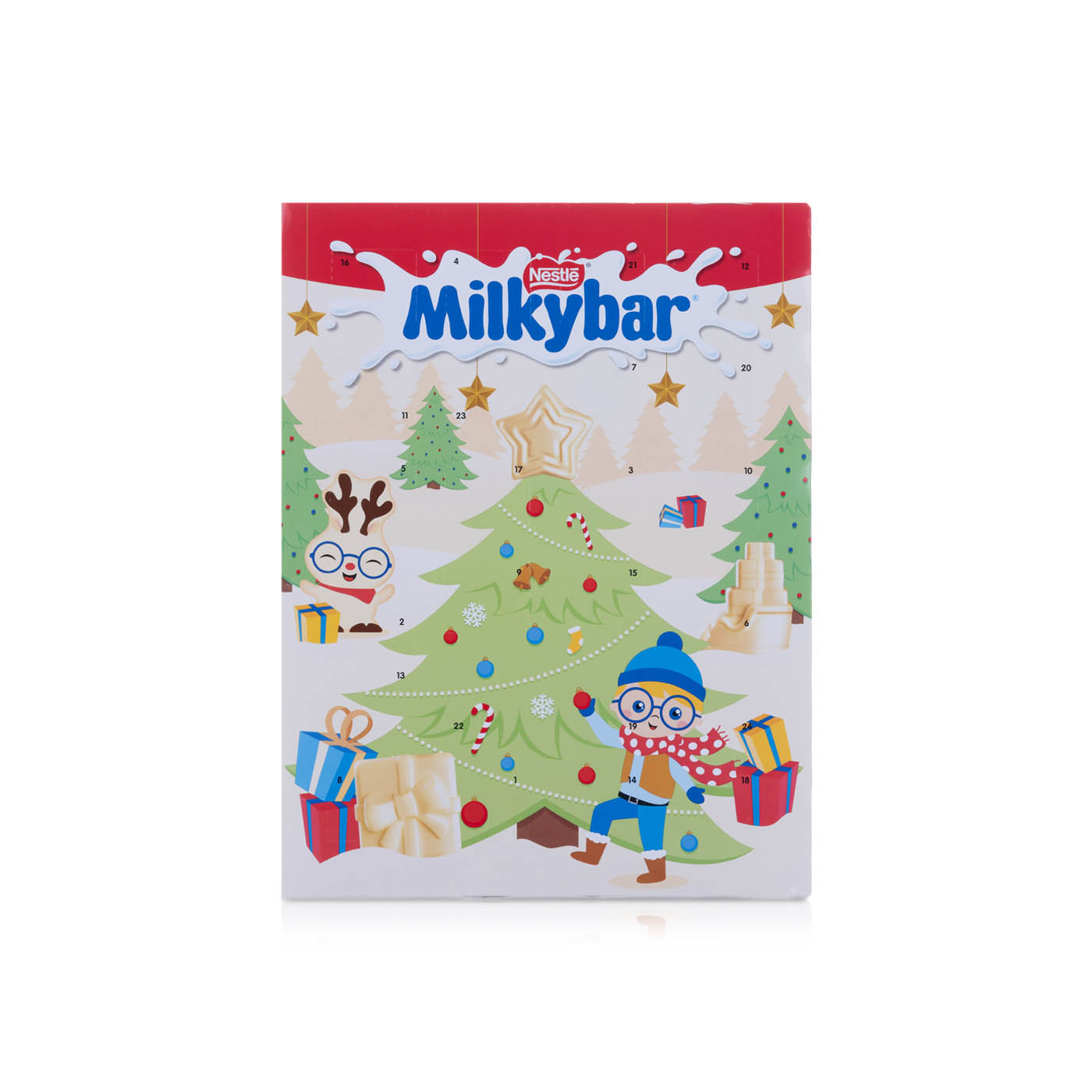 Milkybar Advent Calendar 85g pack shot