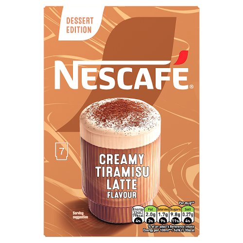 Nescafe Tiramisu 7pk (7 x 136.5g) pack shot
