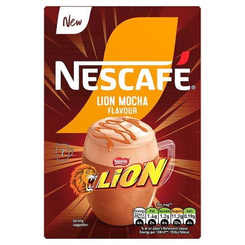 Nescafe Lion Mocha 7pk (7 x 140g) pack shot