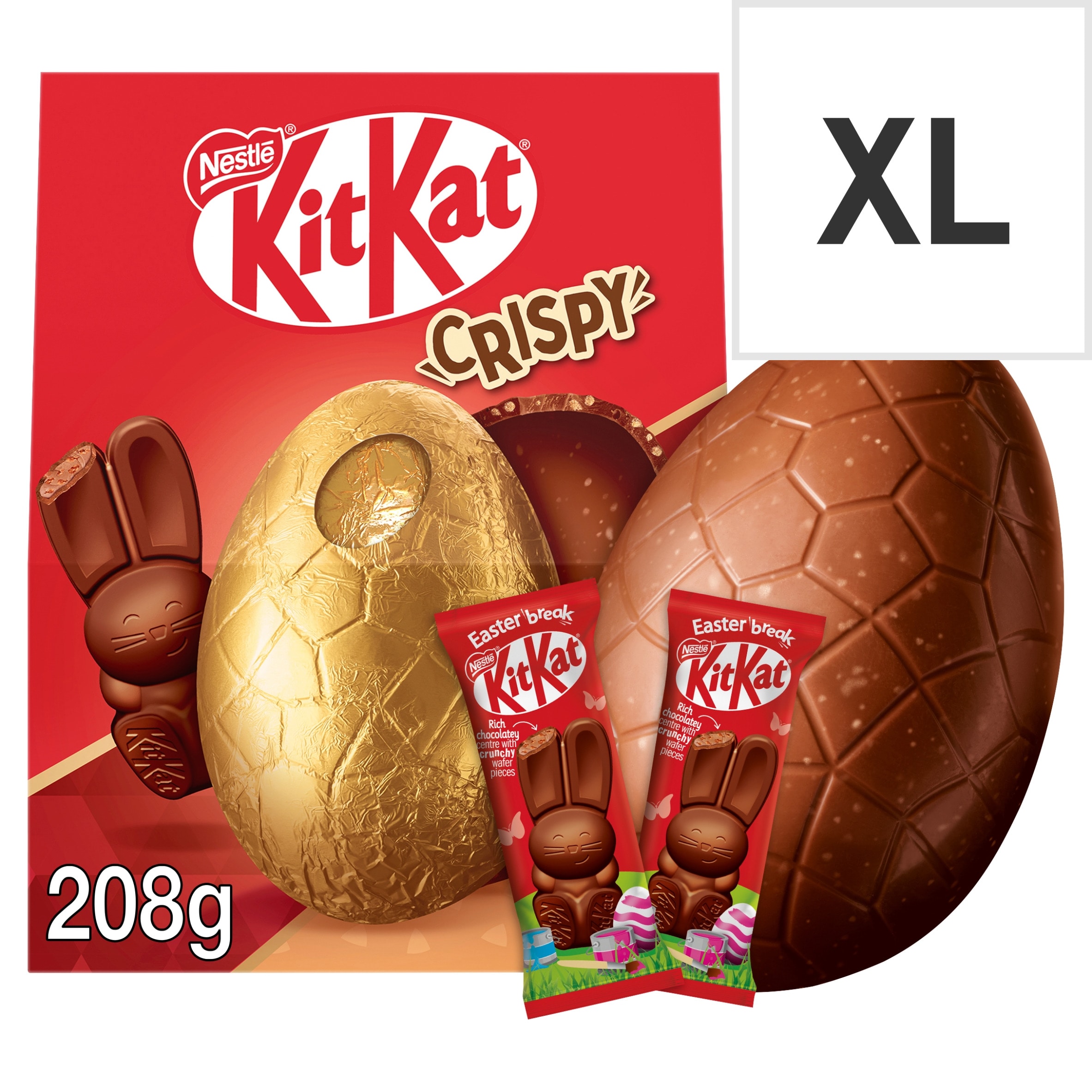 KitKat Crispy Bunny Milk Giant Egg 208g pack shot