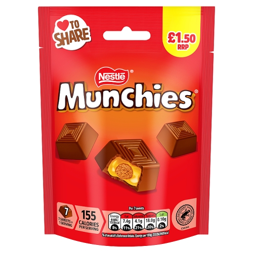 Munchies Sharing Sharing Pouch PM £1.50 81g pack shot