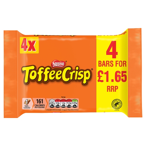 Toffee Crisp Multipack PM £1.65 31g pack shot