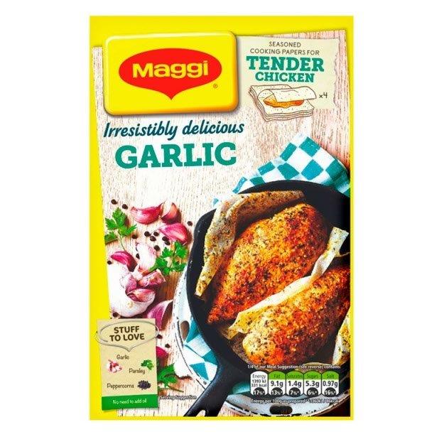 Maggi Tender Garlic 23g pack shot