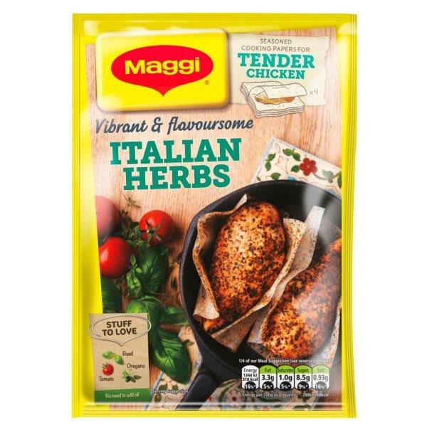 Maggi Tender Italian Herbs 23g pack shot