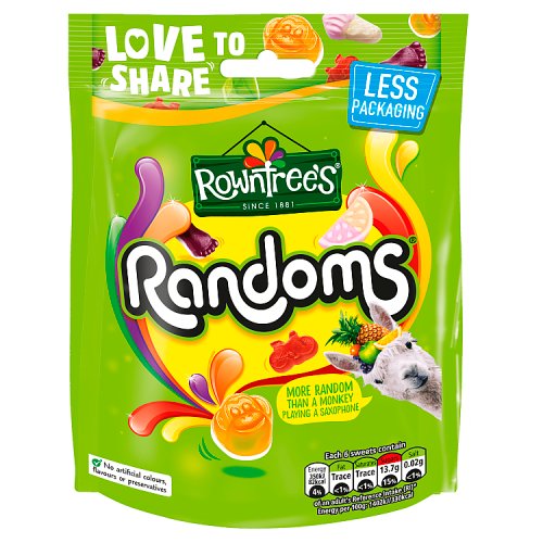 Rowntrees Pouch Randoms 150g pack shot