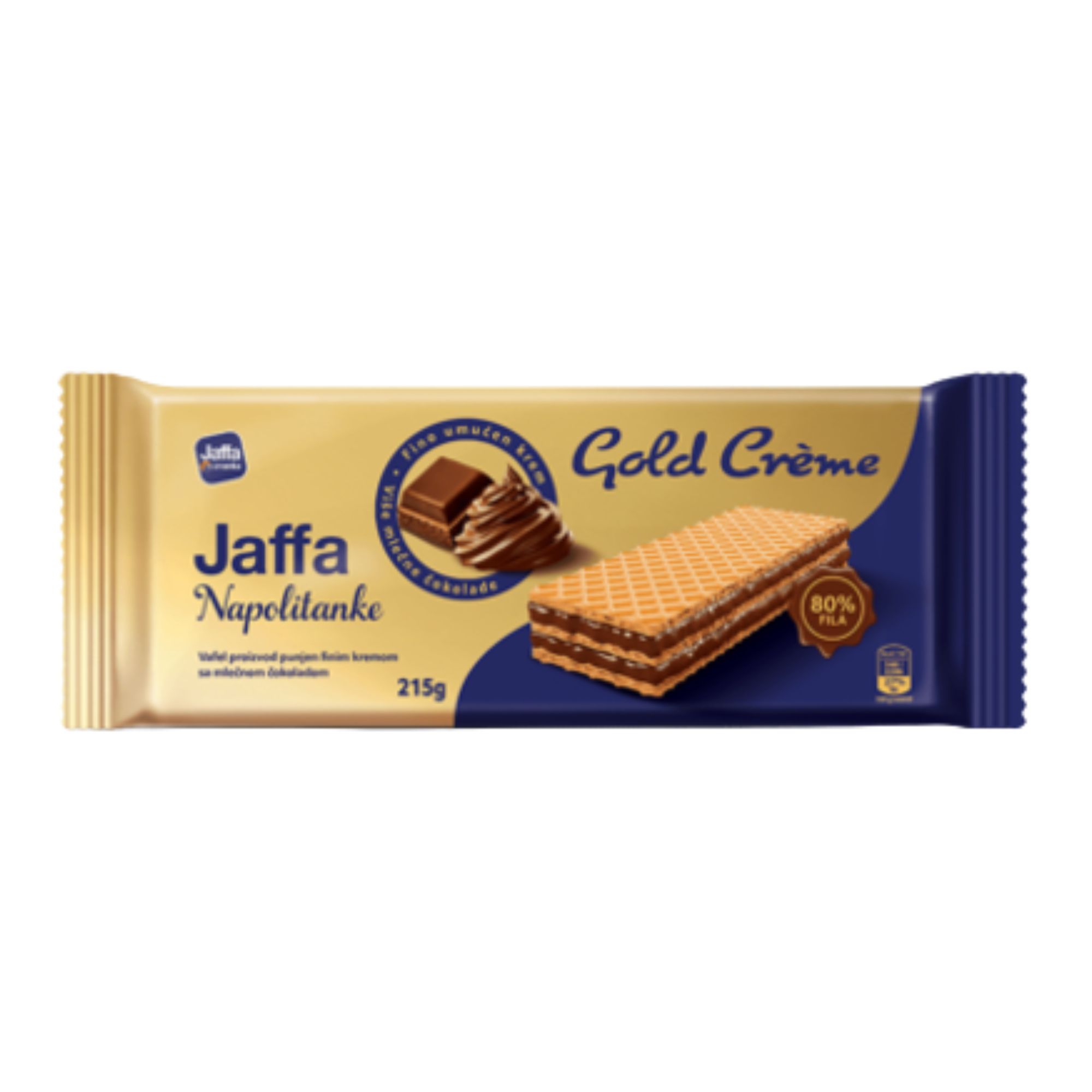 Jaffa Napolitanke Gold Creme Wafer 215g pack shot