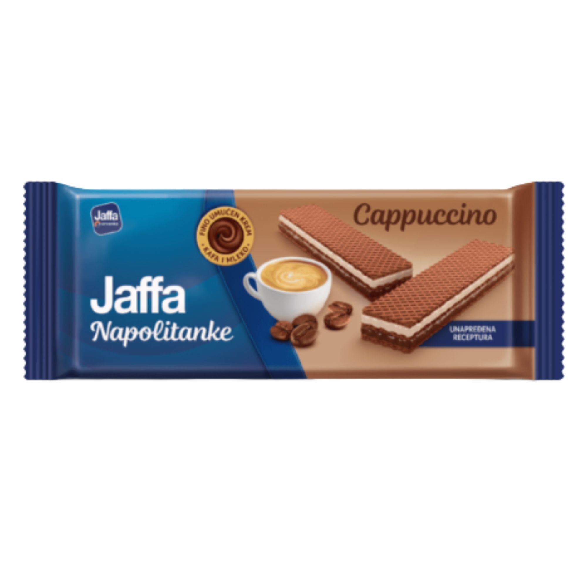 Jaffa Napolitanke Cappuccino Wafer 160g pack shot