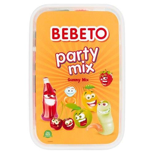 Bebeto Party Gummy Mix Tub 400g pack shot