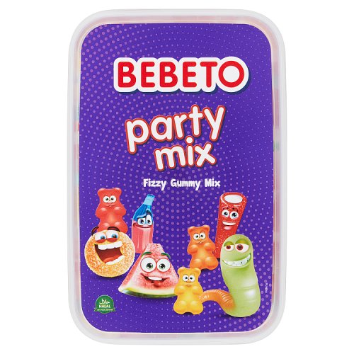 Bebeto Party Fizzy Mix Tub 400g pack shot