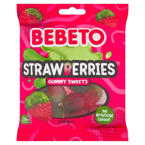 Bebeto Strawberries 150g pack shot