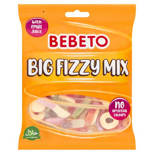 Bebeto Big Fizzy Mix 150g pack shot