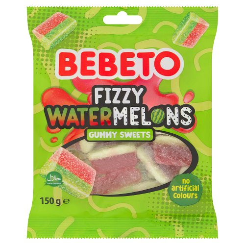 Bebeto Fizzy Watermelon 150g pack shot