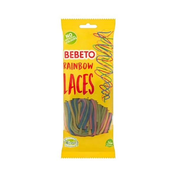 Bebeto Rainbow laces 160g PM £1 pack shot