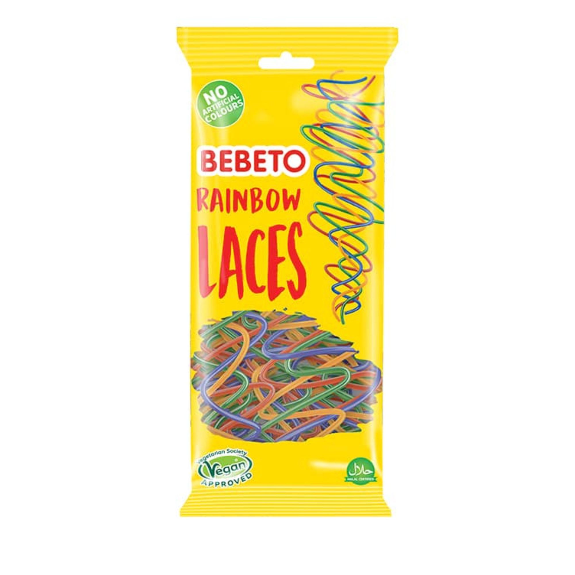 Bebeto Oiled Rainbow Happy Laces 140g pack shot